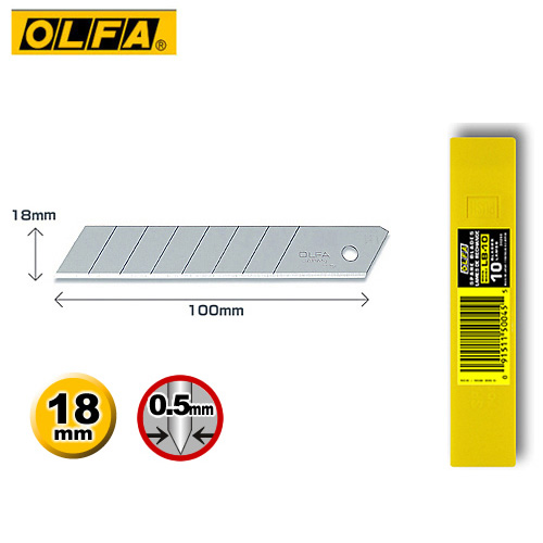OLFA  LB-10  大型美工刀片 (10片裝)  / 盒