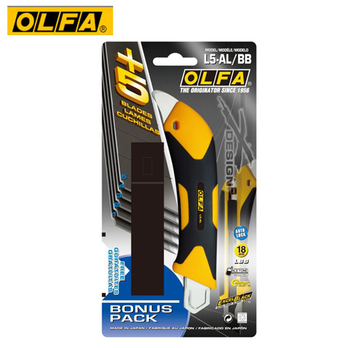 OLFA   L5-AL/BB  大型X系列美工刀超值包