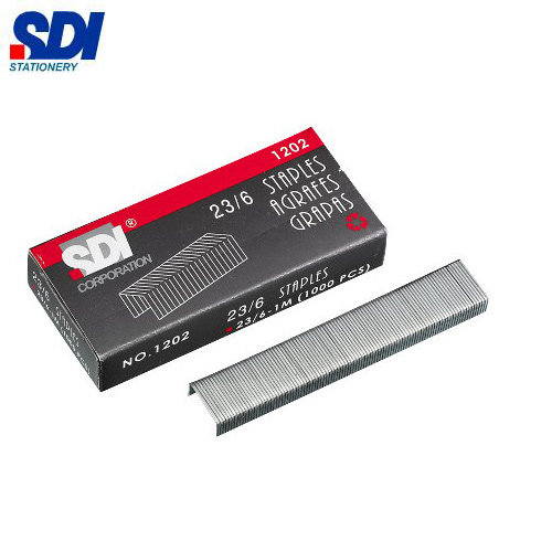 SDI手牌  1202   23/6重力型訂書針-1000pcs / 盒