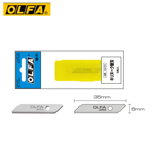 OLFA   「一枚切」剪報刀TSB-1(XB209)備用刀片 (5片入) / 包