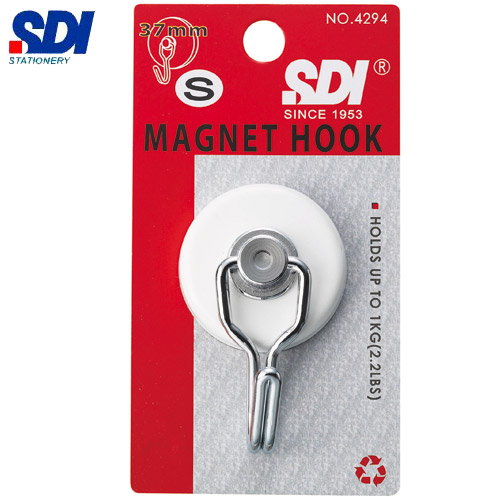 SDI手牌  4294  超強強力磁鐵掛勾(小) 直徑37mm /  個