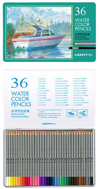 缺貨中 利百代 CC-859ZM 水溶性色鉛筆36色 / 盒