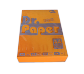 Dr.paper進口80gsm A4多功能色紙-桔紅500入/包(A4#240)