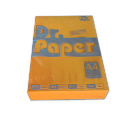 Dr.paper進口80gsm A4多功能色紙-金黃500入/包(A4#200)
