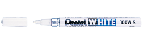 Pentel 飛龍 X100W-S WHITE 白色油漆筆 - 細 1.3mm / 支