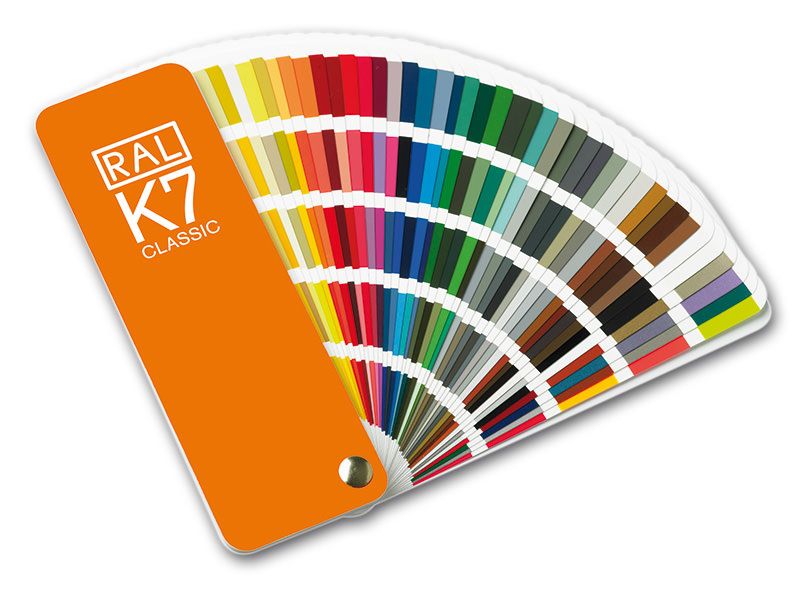 德國勞爾經典系列K7色卡 RAL Classic Color K7 (4碼213色單頁五色) 工業建築設計塗料通用 尺寸約15*5*1.8公分