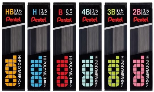 Pentel 飛龍 C205N HI-POLYMER 自動鉛筆筆芯0.5mm - 40支入 / 個
