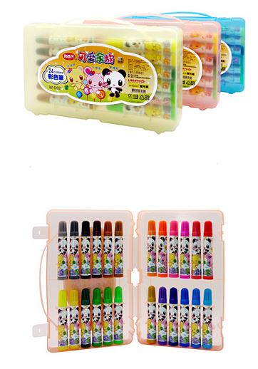利百代 W-002 可愛家族彩色筆24色 / 盒