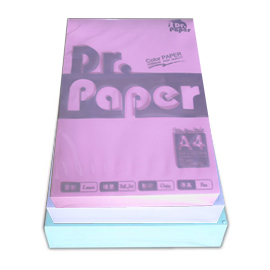 Dr.Paper A4 80gsm多功能色紙-8色(淺色系) 500入/包