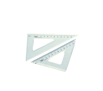  LIFE 徠福 KTR-15 塑膠三角板(15cm) / 組
