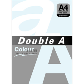 Double A 80gsm A4藍色/50張 DA154
