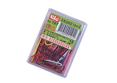 LIFE 徠福 NO.107 彩色迴紋針(33mm50支入) / 盒