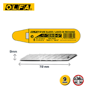 日本 OLFA  DKB-5 經濟型30度細工刀刀片 10盒共500片 /件
