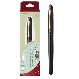 【雙鶖】ER 186-010 吳竹鋼筆型硬筆(黑軸)/盒