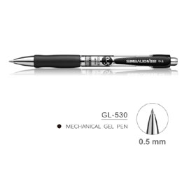 【雄獅】GL530 自動中性筆 黑色 12入/打