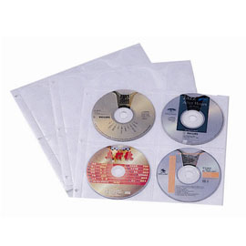 【雙鶖】CD-5007 四卡式8片CD內頁(3孔)10入/包