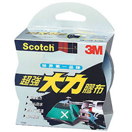 【3M】131DC Scotch超強大力膠布 黑色(48mm x 9.14M) /捲 