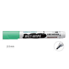 【雄獅】WWP-2 彩繪濕擦筆 2.0mm 螢光綠色/支 