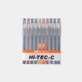 PILOT 百樂 LH-20C4-S10 超細鋼珠筆<10色組>  /  組