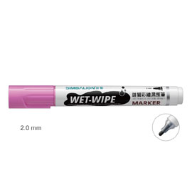 【雄獅】WWP-2 彩繪濕擦筆 2.0mm 螢光桃色/支 