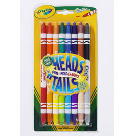 【雙鶖】52-7466 Crayola 可優蠟16色可旋轉雙頭蠟筆 / 盒