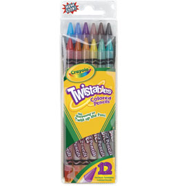 【雙鶖】68-7408 Crayola 可優蠟12色旋轉式彩色鉛筆 /盒 
