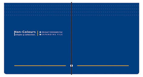 博崴 AG2023 NC 12層風琴夾(小)-藍 / 個