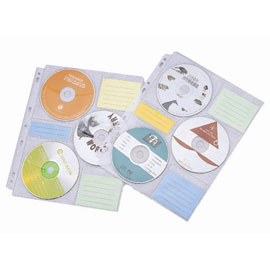【雙鶖】CD-5005 6片CD內頁(11孔)10入/包 