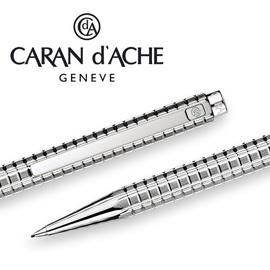CARAN d'ACHE 瑞士卡達  HEXAGONAL 海克森自動鉛筆(銀鍍銠) 0.7  / 支