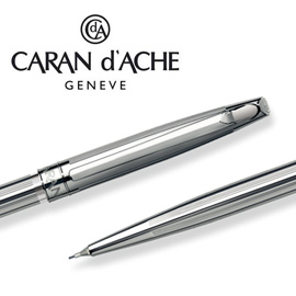 CARAN d'ACHE 瑞士卡達 MADISON 麥迪森鍍銀直紋自動鉛筆 0.7 / 支  
