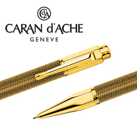 CARAN d'ACHE 瑞士卡達 VARIUS 維樂斯鎧甲自動鉛筆(金) / 支