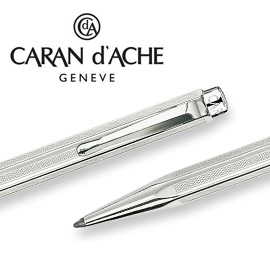 CARAN d'ACHE 瑞士卡達 ECRIDOR 艾可朵傳統麥紋原子筆(包銀) / 支