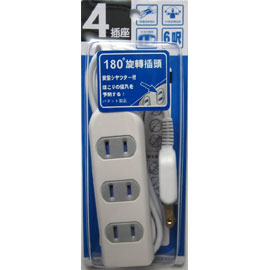 【明家】SP-424 4孔(3+1)延長線6呎/ 條
