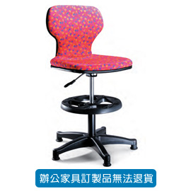 潔保 兒童椅 TS-03 紅色學童椅 (椅腳有腳踏圈)