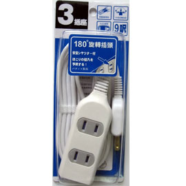 【明家】SP-321 3孔(2+1)延長線9呎/ 條