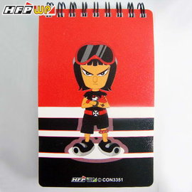 HFPWP 全球限量 酷小子 名設計師口袋型直式筆記本 CON3351