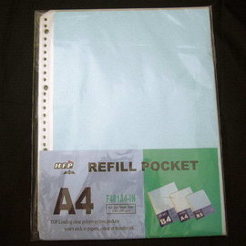 7折 30孔活頁資料內頁袋(20張) 環保材質 台灣製 F401A4-IN HFPWP