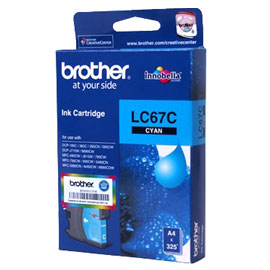 BROTHER 彩色墨水匣 藍色 LC-67C /盒