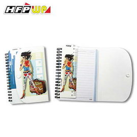 HFPWP 筆記本 (A6) Jill吉兒 設計師精品 環保材質 非大陸製 JINA6