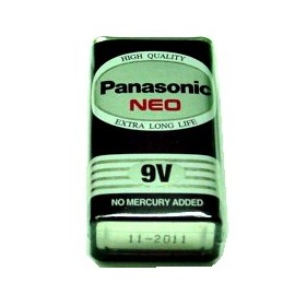 Panasonic 國際牌 環保電池 9 V 黑色 6F22NNT 1入 / 顆