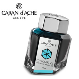 CARAN d'ACHE 瑞士卡達 Chromatics 色彩墨水. 碧綠藍 / 瓶