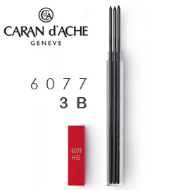 CARAN d'ACHE 瑞士卡達 Leads 自動鉛筆芯 2.0工程筆蕊(3入).3B / 盒