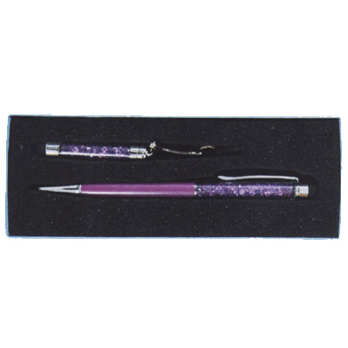 GC2 觸控紫晶鑽筆+紫鑽吊飾精裝盒 / 盒