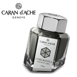CARAN d'ACHE 瑞士卡達 Chromatics 色彩墨水. 極緻灰 / 瓶