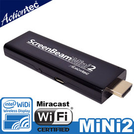 yardiX代理【Actiontec ScreenBeam Mini 2 WiDi/Miracast無線顯示接收器】hTC無線顯示認證!手機畫面投影至HDMI電視/投影機 非Chromecast