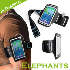 walkbox代理【Avantree Elephants 運動輕薄手機臂包】iPhone5M8S5Z2可用 手機運動臂套臂袋 跑步慢跑路跑自行車單車適用