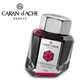 CARAN d'ACHE 瑞士卡達 Chromatics 色彩墨水. 神秘桃紅 / 瓶