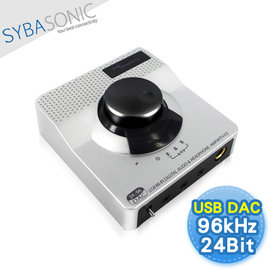 WalkBox代理【SYBASONIC 電腦USB音源轉換器—音樂中控台(UAU11A)】可作音響前級 RAC/光纖/同軸輸出 可接擴大機/喇叭/MIC/大耳罩式耳機等