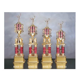 北金文具 B068-13 四柱獎盃 /座