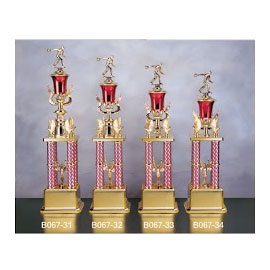 北金文具 B067-34 四柱獎盃 /座 